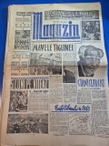 Ziarul magazin 26 ianuarie 1963 - articolul - navele tiglinei ,muntii cibinului,tenis ion tiriac in cupa davis