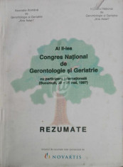 Al II-lea Congres National de Gerontologie si Geriatrie. Rezumate foto