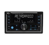 Radio masina, 2xDIN, SMART, RGB/stick, negru/mașină