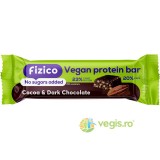 Baton Proteic Vegan cu Cacao si Ciocolata fara Zahar Adaugat Fizico the Right 40g