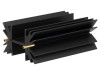 Radiator Extrudat Negru 63,5mm 4,5K/W pentru SOT32, TO220, TO3P