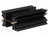 Radiator Extrudat Negru 63,5mm 4,5K/W pentru SOT32, TO220, TO3P