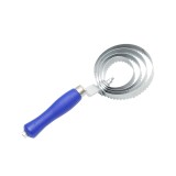 Perie tesala metalica spiralata pentru cai 230x105 mm Breckner Germany