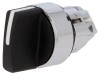 Comutator Rotativ 22mm Negru 2 Poziții