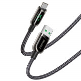 Yesido - Cablu de date (CA-85) - USB la Type-C, 66W, 5A, Digital , 1.2m - Negru
