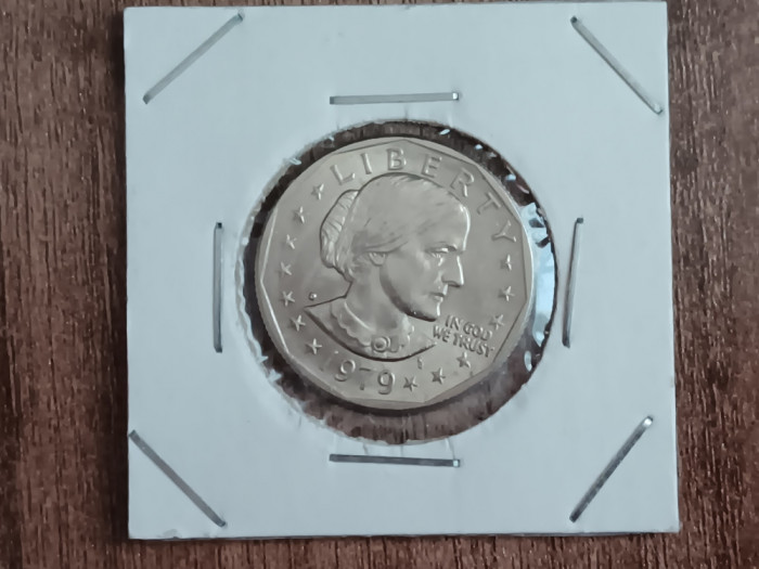 M3 C50 - Moneda foarte veche - 1 dollar - Susan B Anthony D - America USA - 1979
