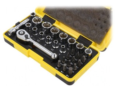 Set Chei Tubulare Hexagonale 1/4 T4654 foto