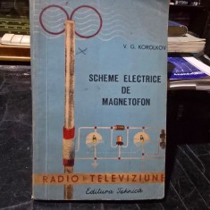 SCHEME ELECTRICE DE MAGNETOFON , V. G. KOROLKOV