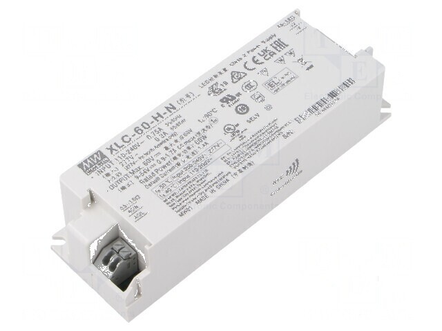 Alimentator LED pulsatoriu 60W 9-54VDC 900mA-1,7A 155-400VDC