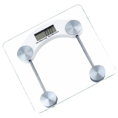 Cantar electronic pentru baie cu geam patrat, 150 kg foto