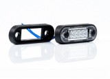 Lampa gabarit Slim LED 12V-24V, alba, montare bullbar, dimensiune 84x27mm, emc, e9