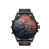 Diesel Mr. Daddy 2.0 DZ7395 Men's Chronograph Quartz Watch Multicolor Dial Black Stainless Steel Bracelet 57mm