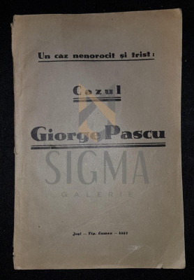 ANDREI P.; OTETEA A.; IORDAN IORGU si RALEA M., CAZUL GIORGE PASCU, 1937, Iasi foto