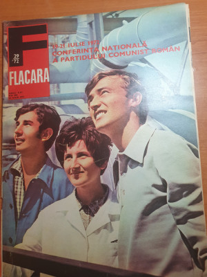 flacara 15 iulie 1972-conferinta nationala PCR,filmul documentar si eroii ... foto