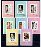 Ajman 1970 - Durer, picturi, arta, serie colite nedantelate neuzate