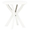Gossi masa de bistro, alb, &Oslash;70 cm, plastic