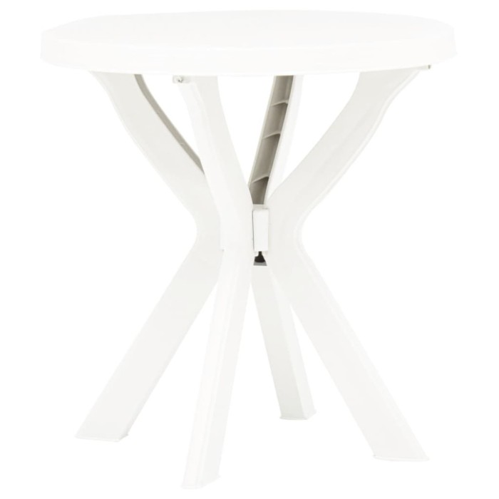 Gossi masa de bistro, alb, &Oslash;70 cm, plastic