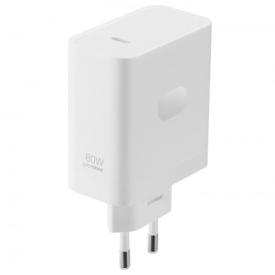 Incarcator Retea Cu Cablu USB-C OnePlus, 80W, 7.3A, 1 x USB-C, Alb 5461100248 foto