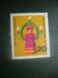 HOPCT TIMBRE MNH 914 INGERI DE CRACIUN 1971 - 1 VAL GERMANIA