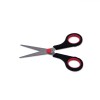 Foarfece Birou, Model Universal, Oțel Inoxidabil, V&acirc;rf Ascuțit, M&acirc;ner Moale, 15cm, Negru-Roșu, Oem
