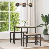 vidaXL Mese de sufragerie 70 x 70 x 75 cm METAL 892621