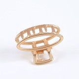Cleste de par oval auriu 2.5 cm