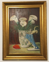 Pictura Tablou Zhorn Fellner &amp;quot;Vas cu flori si balerina?? foto