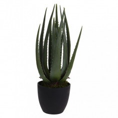 ProGarden Planta artificiala în ghiveci "Aloe Vera", 25x45 cm GartenMobel Dekor