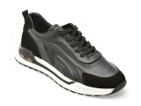 Pantofi sport GRYXX negri, M7349, din piele naturala