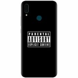 Husa silicon pentru Huawei Y9 2019, Parental Advisory