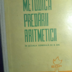 Metodica predării aritmeticii,folosit,25 lei