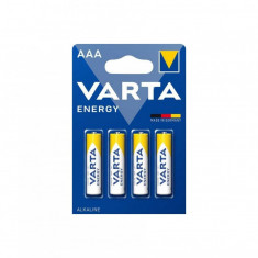 Baterie Varta ENERGY Alcalina R3 AAA ( set 4 buc.) Cod:4103