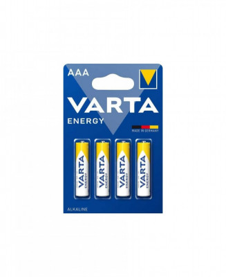 Baterie Varta ENERGY Alcalina R3 AAA ( set 4 buc.) Cod:4103 Automotive TrustedCars foto