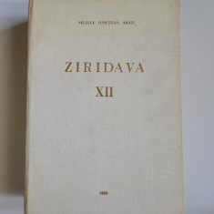 Ziridava, nr. 12 -1980, Muzeul Judetean Arad, 964 pagini!