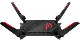 Router Wireless ASUS GT-AX6000, Gigabit, WI-Fi 6, Dual Band 1148 + 4804 Mbps, USB 3.2, 4 Antene externe (Negru)