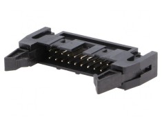 Conector IDC 20P cu Ejector 2.54mm Negru foto
