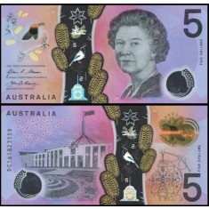 Australia 2016 - 5 dollars, necirculata - polimer