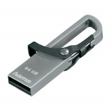 Memorie USB Hama 123922 Hook-Style, 64GB, USB 2.0, 64 GB