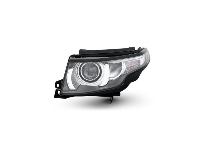 Far LAND ROVER RANGE ROVER EVOQUE, 05.2015-, partea stanga, original, bi-xenon; cu LED daytime running light; D3S; electrical; fumuriu; cu motor; xen