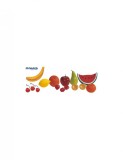 Set fructe din plastic Miniland 15 buc
