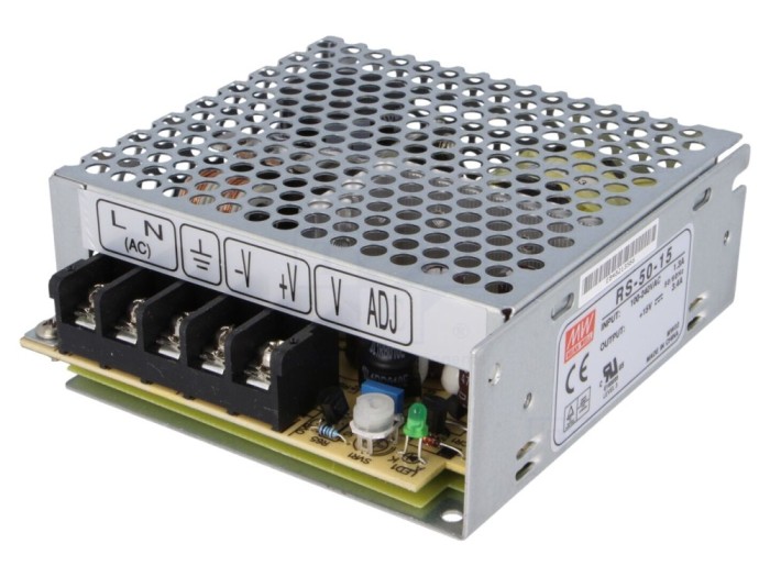 Alimentator Modular 50W 15VDC 3.4A