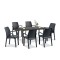Set mobilier de grădină Prato 6+1, grafit