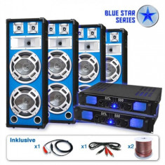 Electronic-Star Set PA Seria Blue Star &amp;amp;quot;Bassveteran Quadro&amp;amp;quot; 3200 W foto