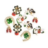 Set 10 brose martisor cu tematica de primavara