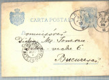 AX 172 CP VECHE -DOMNISOARA DIDINA M. IONESCU -BUCURESTI DE LA IASI-CIRC. 1899, Circulata, Printata