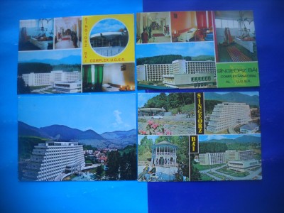 HOPCT LOT 2506 SANGEORZ BAI -JUD BISTRITA NASAUD-4 CARTI POSTALE-CIRCULATE foto