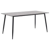 Cumpara ieftin Masă de bucătărie, gri, 160 x 80 x 75 cm, MDF