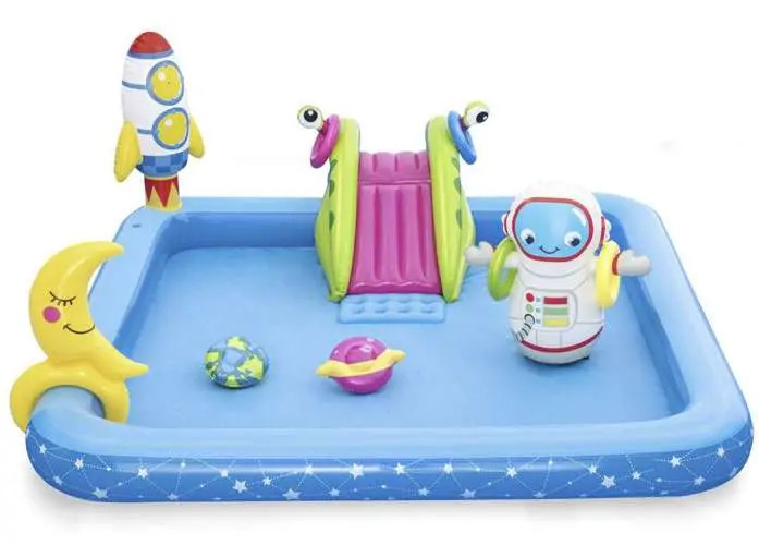 Piscina gonflabila si loc de joaca cu apa - galaxy - 228 x 206 x 84 cm