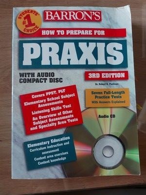 How to prepare for Praxis with audio compact disc foto