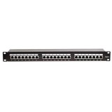 PATCH PANEL 24 PORTURI FTP CAT 5E KRONE+110 E - KOM-EMT7